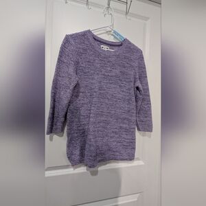 Croft & Barrow Lavender Knit Top